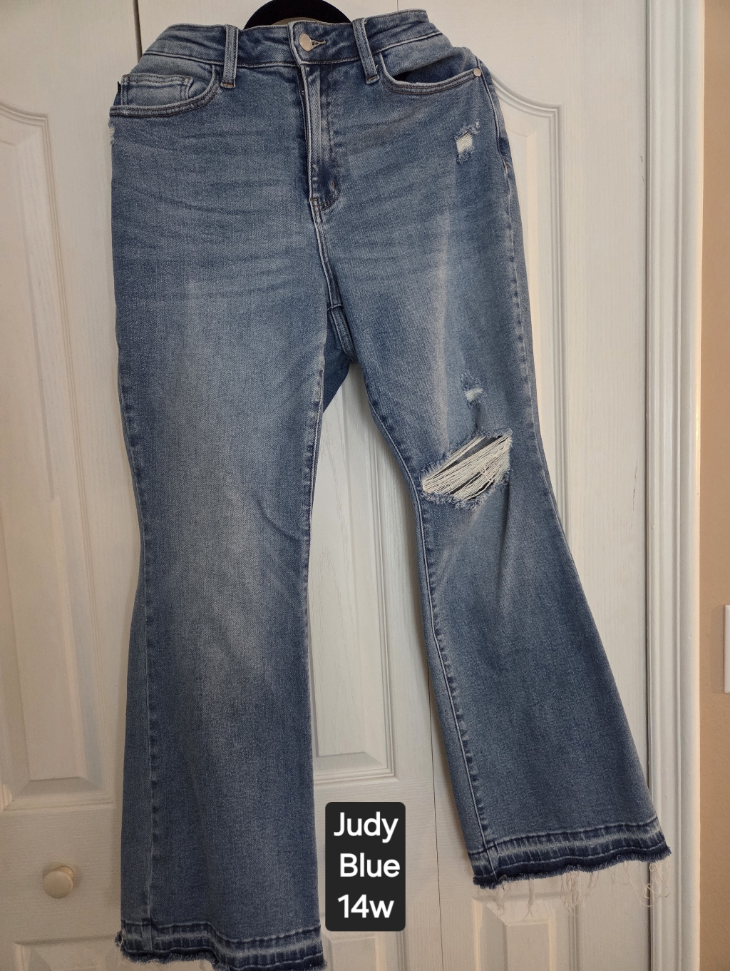 Judy Blue Distressed Flare Jeans